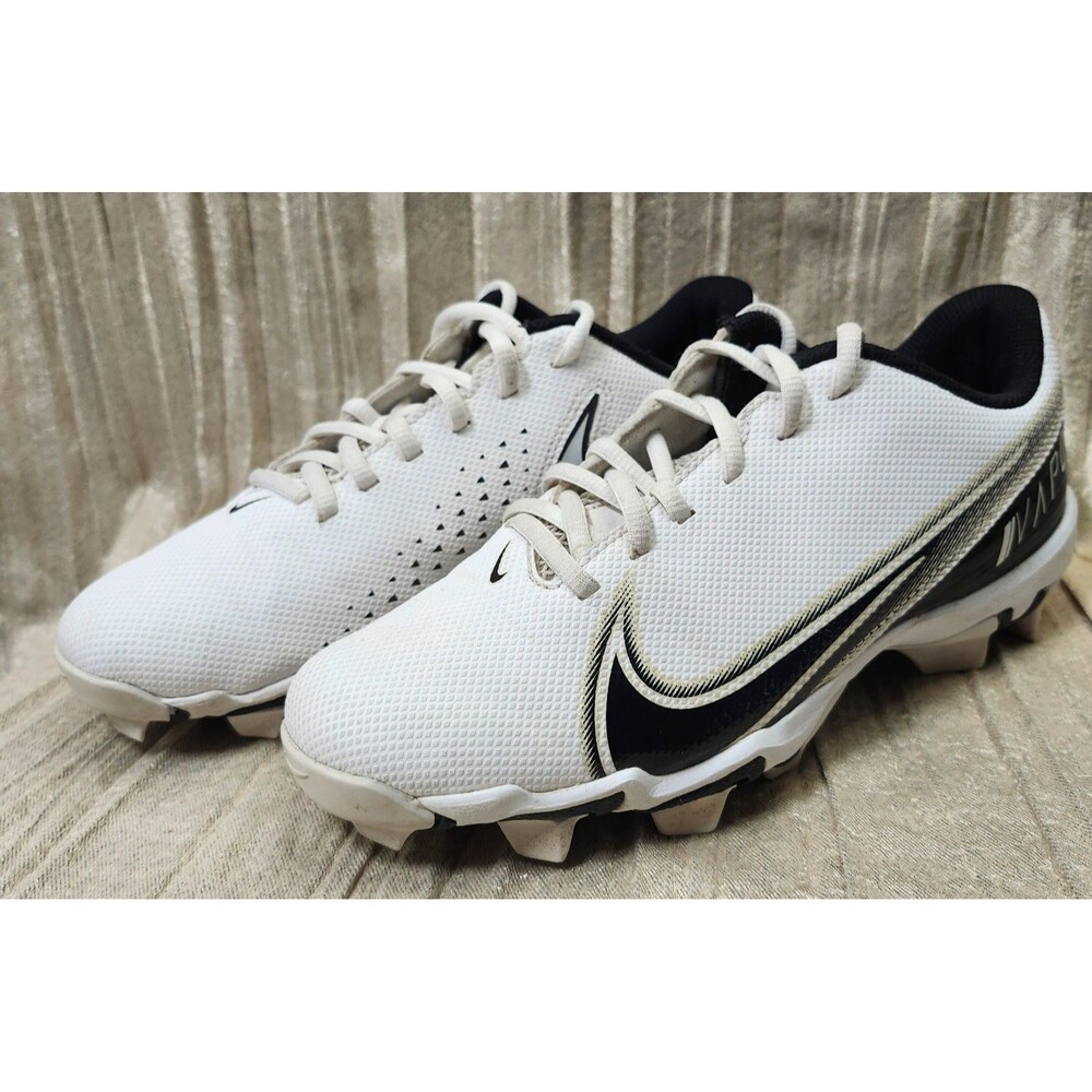 Nike Youth Vapor Edge Speed 360 Football Cleats 5.5Y Black White Athletic